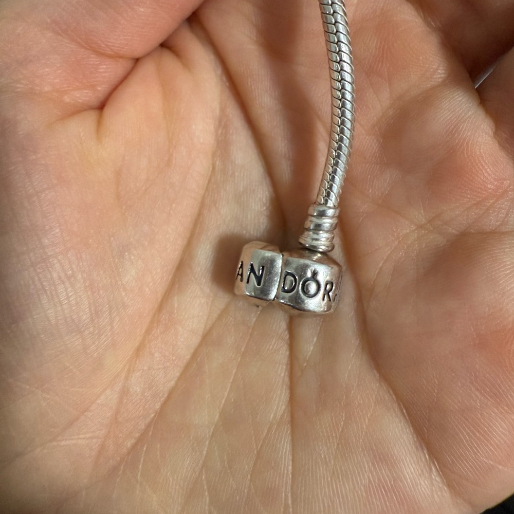 Pandora Silver Snake Chain Bracelet - Picture 2 of 7